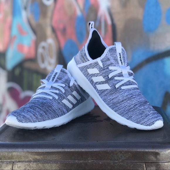 W Cloudfoam Pure White Comfortable Knit Sneakers - Picture 12 of 12